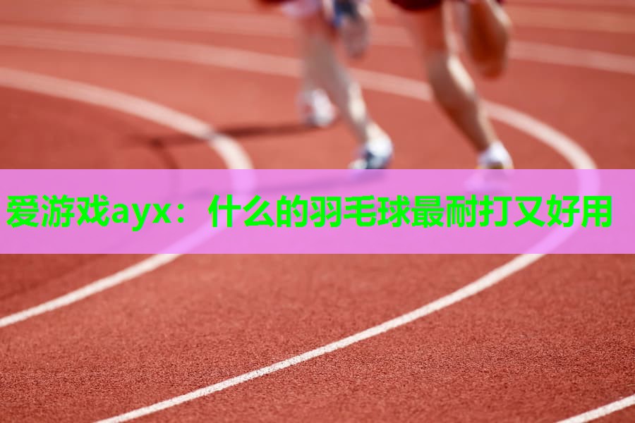 爱游戏ayx：什么的羽毛球最耐打又好用